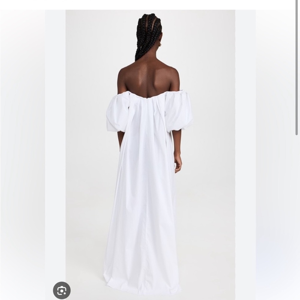 Caroline Constas White Off-Shoulder Maxi Dress - Picture 6 of 12